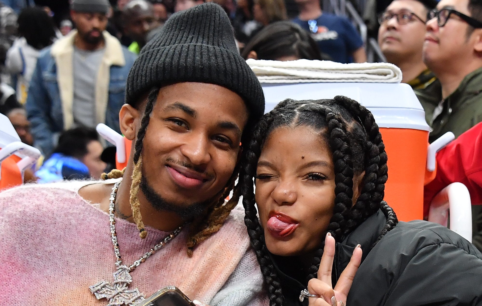 Halle Bailey announces birth of her son Halo with rapper DDG