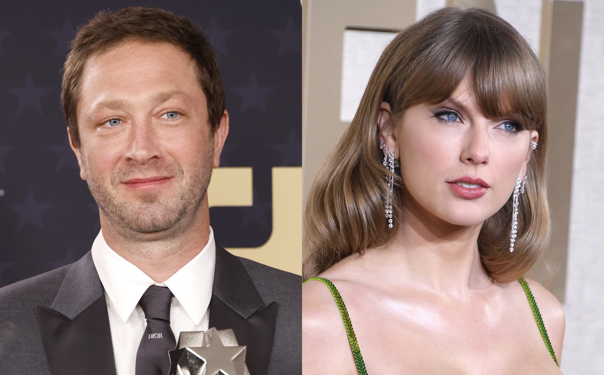 ‘The Bear’ star Ebon Moss-Bachrach thanks Taylor Swift during Critics Choice acceptance speech