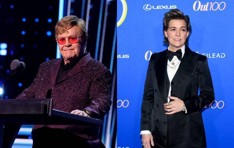 Elton John has reportedly completed a new album with Brandi Carlile