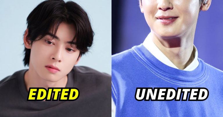 7 K-Pop Idols Whose Edited Vs. Unedited Photos Became Hot Topics In 2023
