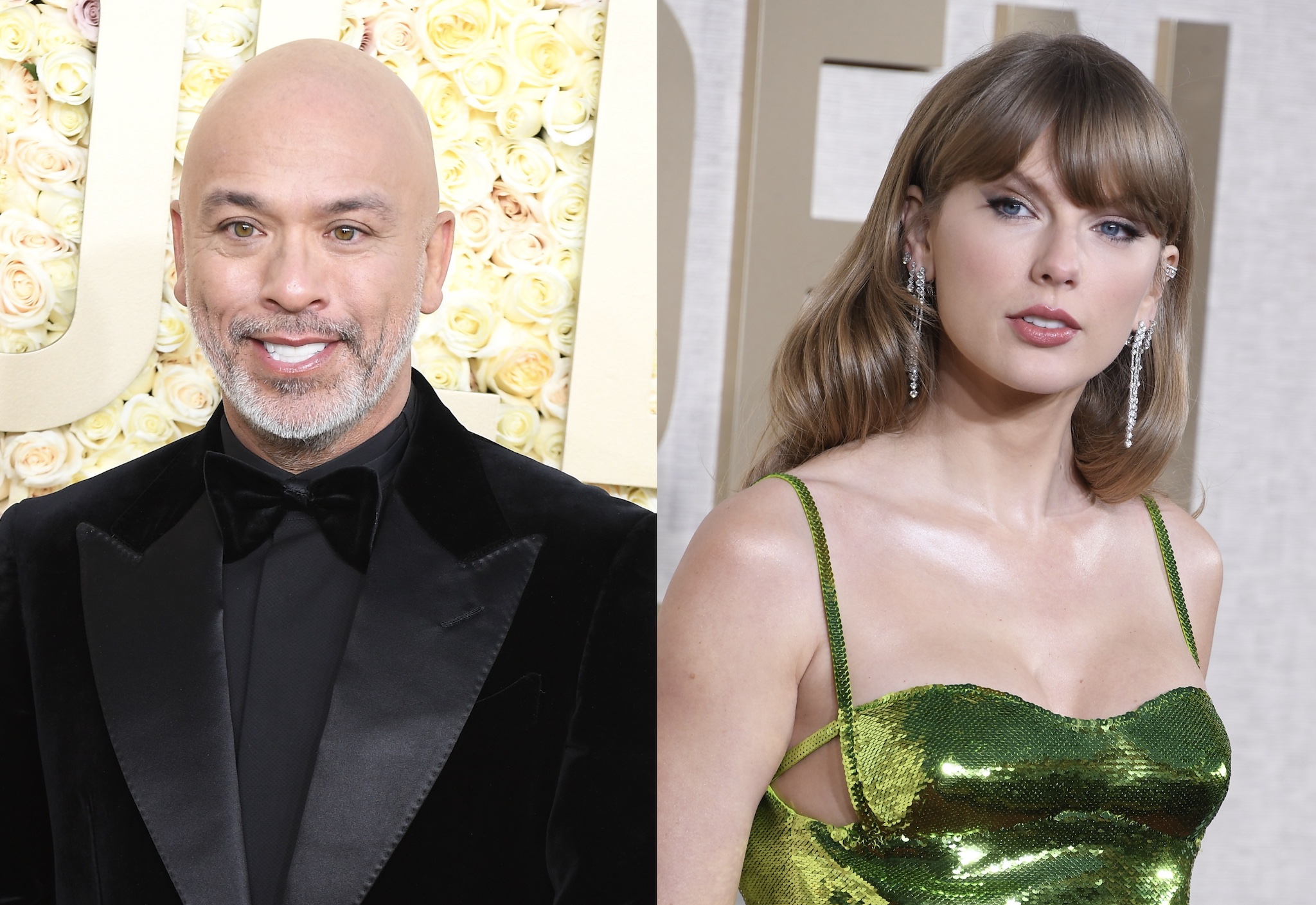 Golden Globes host Jo Koy says he wasn’t making fun of Taylor Swift with NFL joke