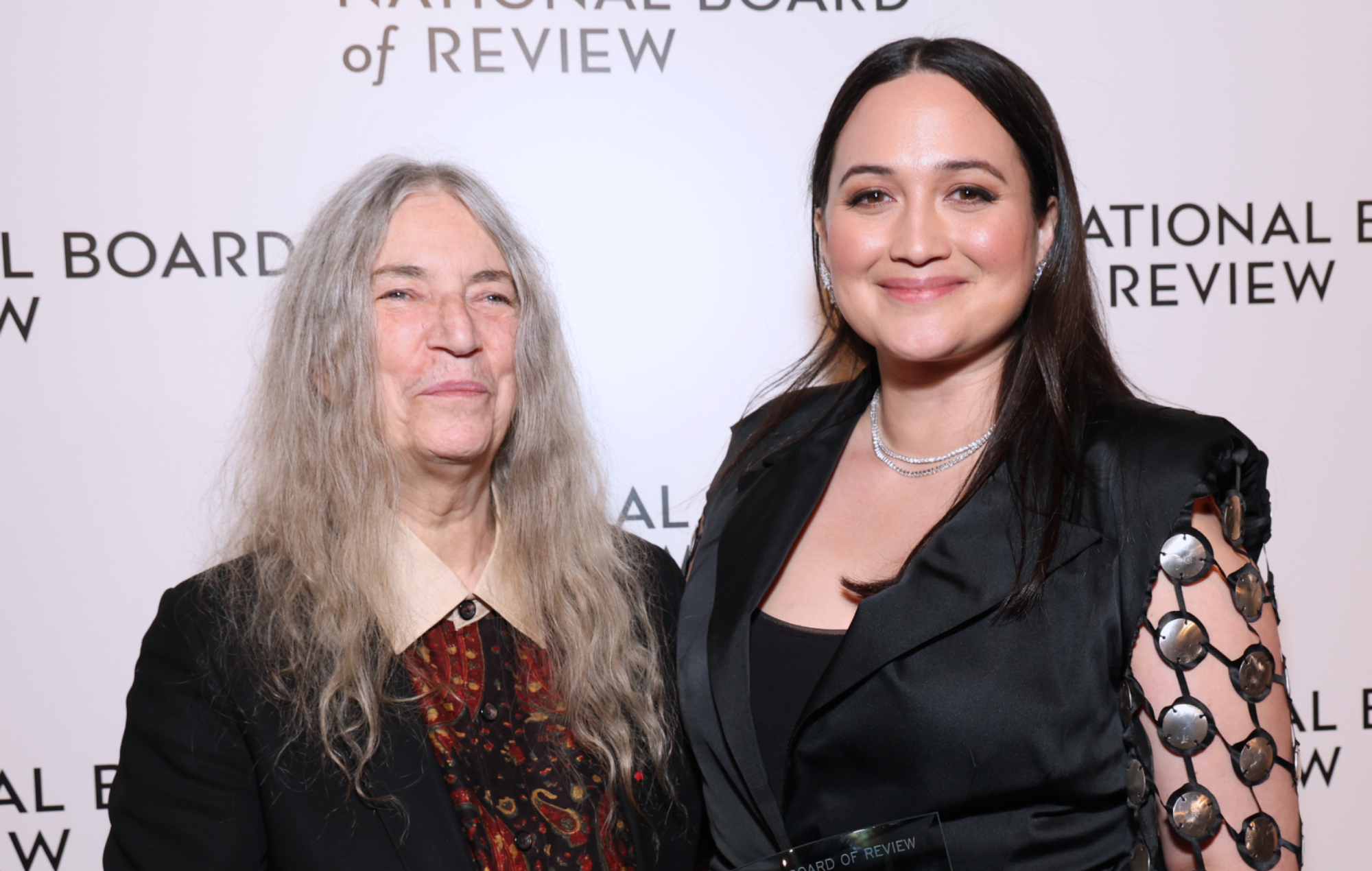 Patti Smith makes first public appearance since her hospitalisation to honour Lily Gladstone