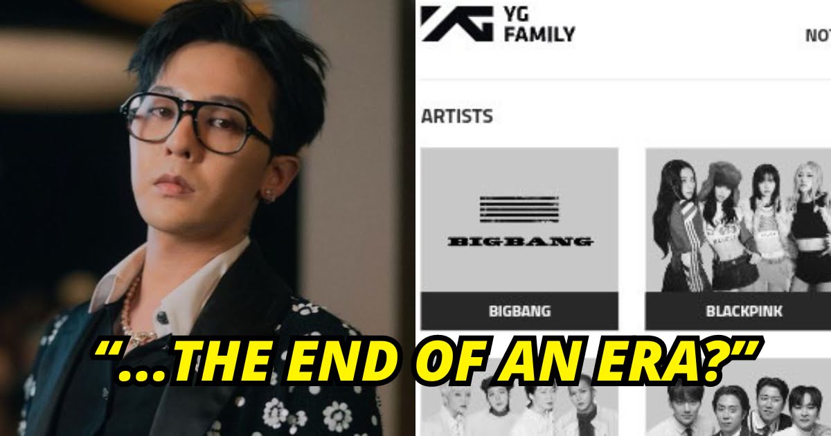 YG Quietly Removes BIGBANG From Their Website