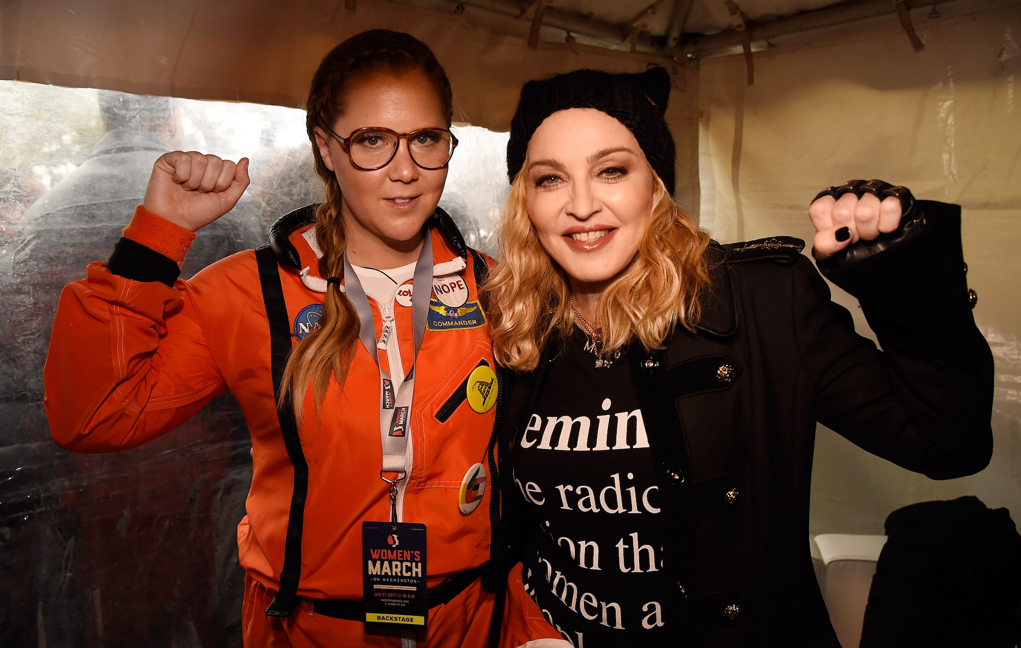 Watch Madonna bring Amy Schumer out for ‘Vogue’ segment at Madison Square Garden show