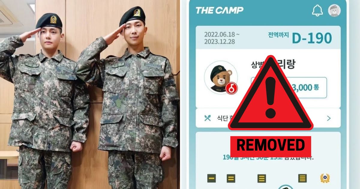 Korean Military App “The Camp” Removes All BTS-Related Spaces