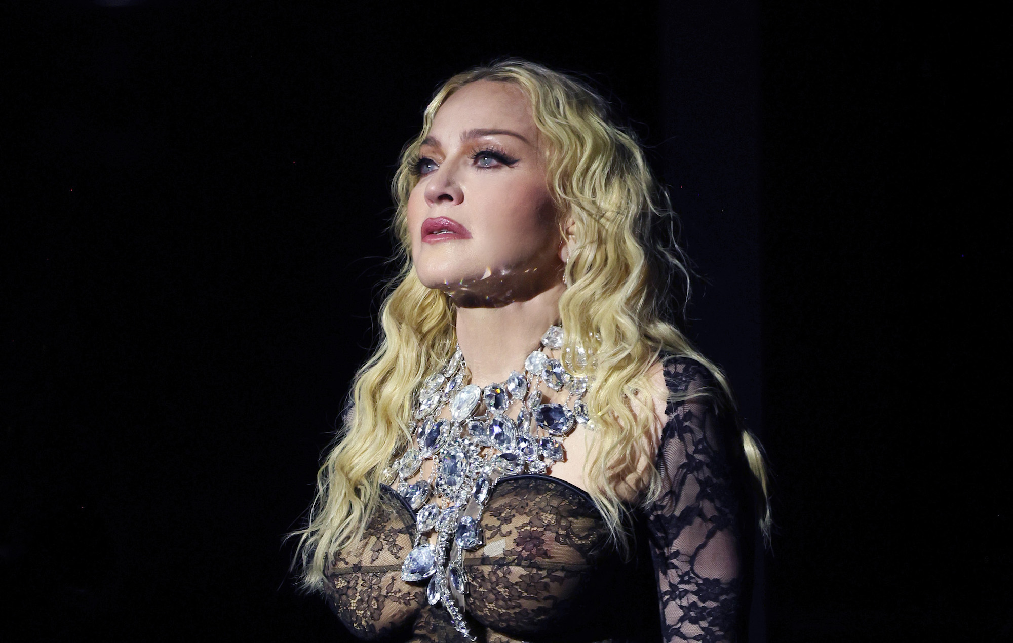 Fans defend Madonna after “ageist” trolls incorrectly mock her for using support beam at show