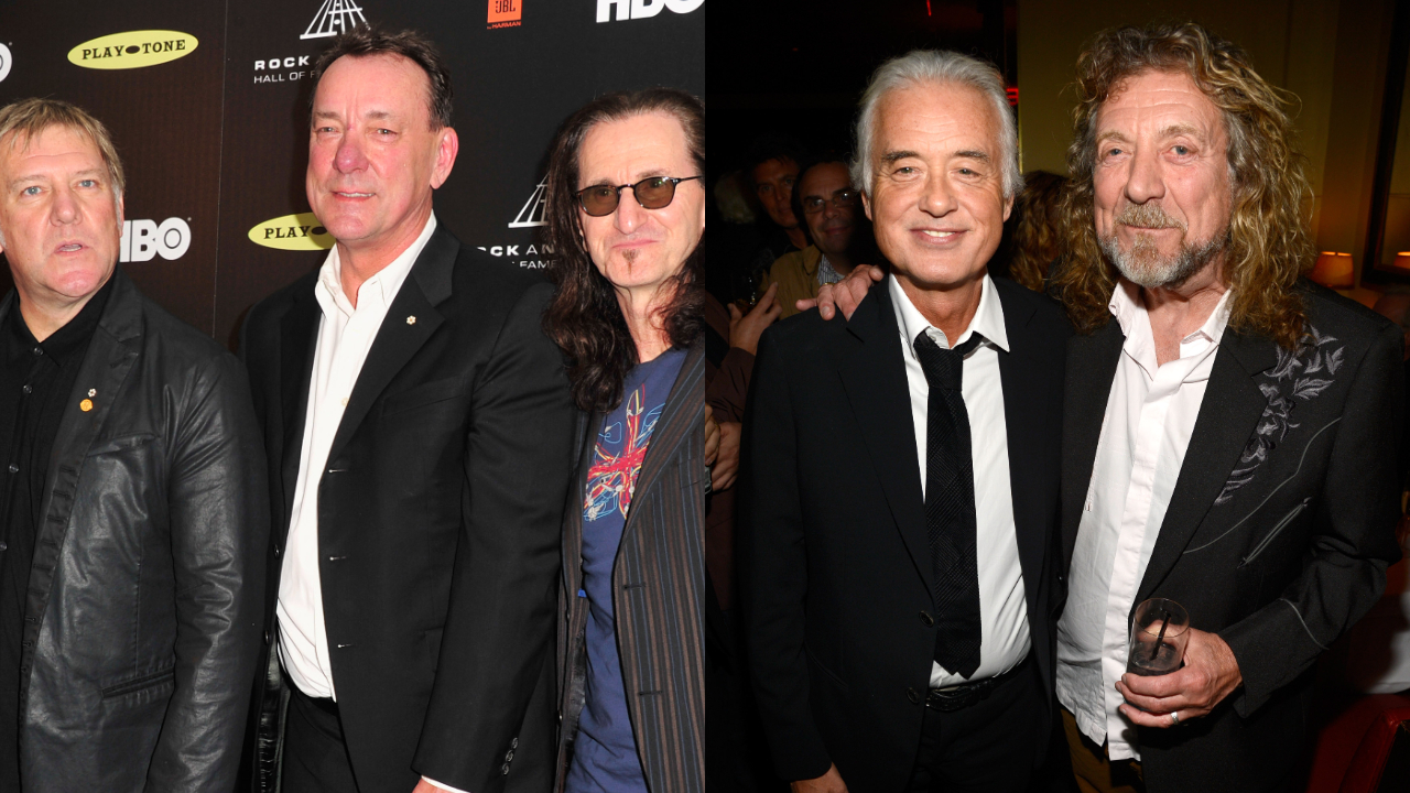 “They couldn’t have been nicer, and it really lifted us at a moment when we could have used the lifting”: Geddy Lee reveals how Robert Plant and Jimmy Page helped Rush overcome grief and loss