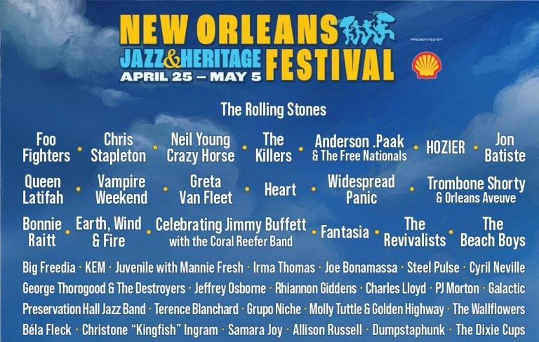 The Rolling Stones, Neil Young & Crazy Horse, Foo Fighters and more for stacked New Orleans Jazz Festival 2024