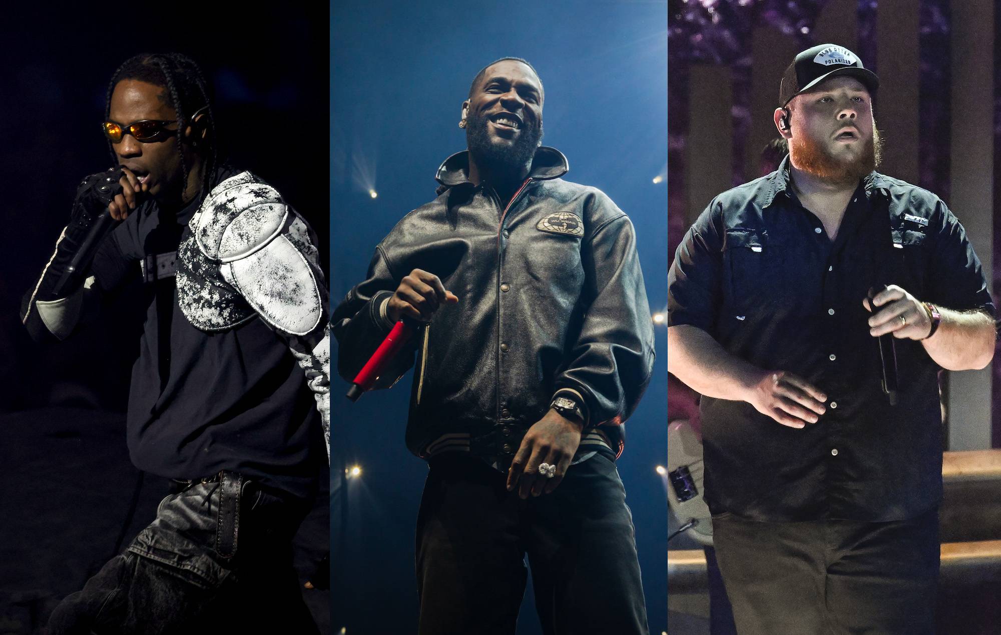 Travis Scott, Burna Boy and Luke Combs to perform at 2024 Grammys