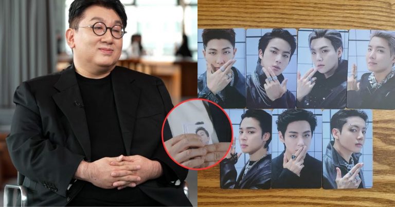 Bang Si Hyuk’s Photocard Collection Led Him Straight To The Depths Of ARMY’s Targets To Rob