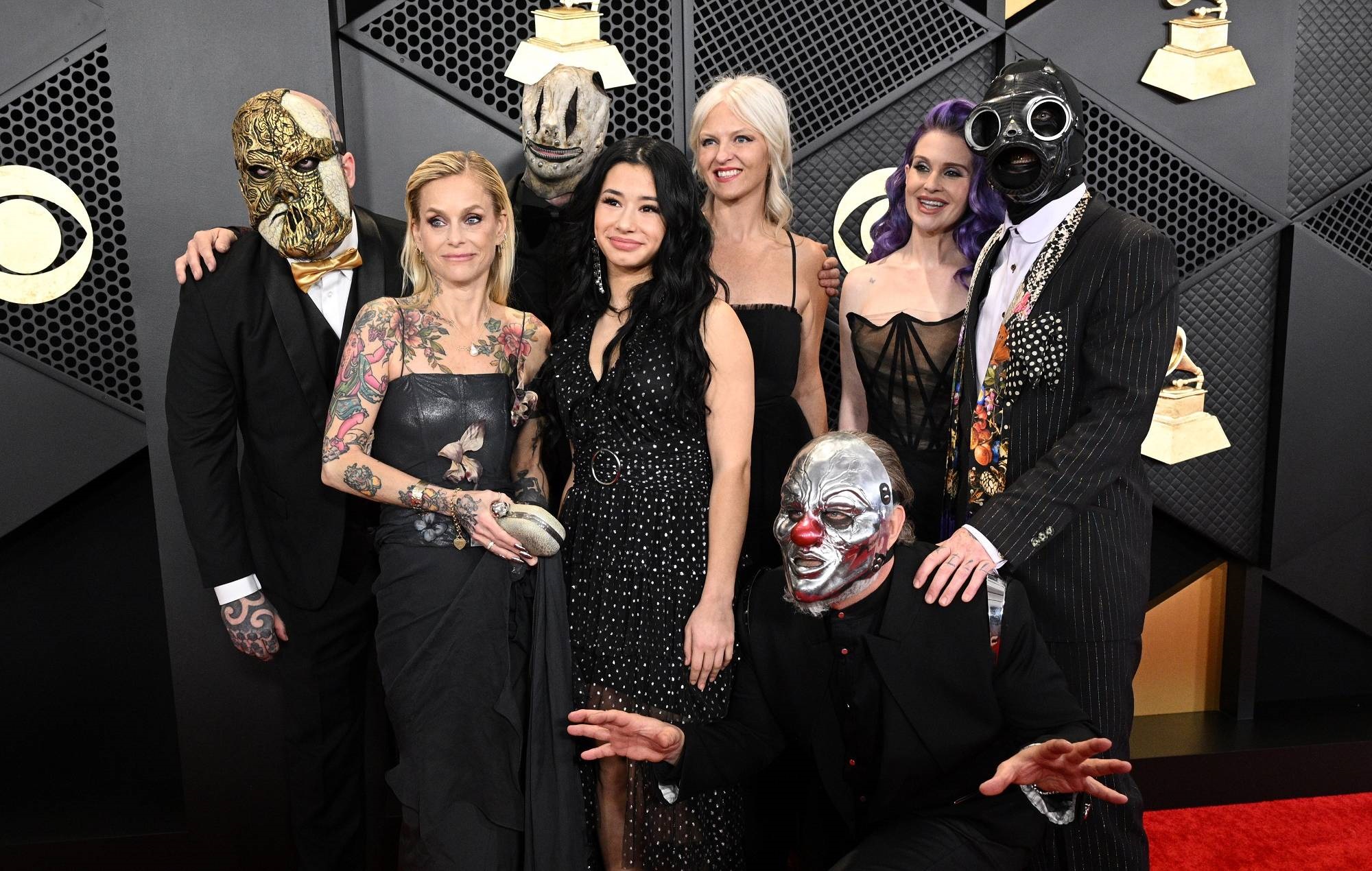 Paul Gray’s daughter October attends Grammys 2024 with Slipknot