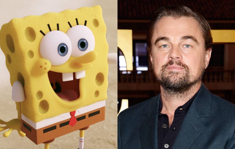 SpongeBob calls out Leonardo DiCaprio’s dating history in Super Bowl ad