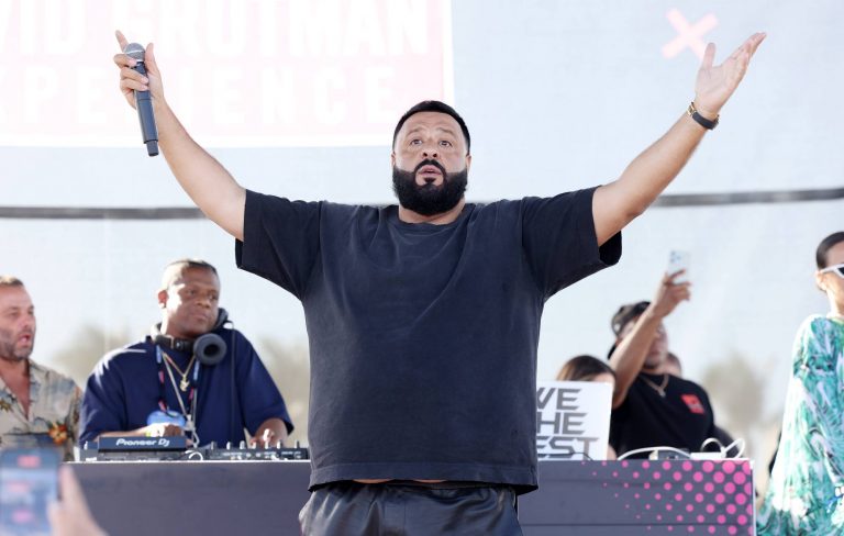 Watch DJ Khaled get security guards to carry him to avoid getting Jordan 3 sneakers dirty