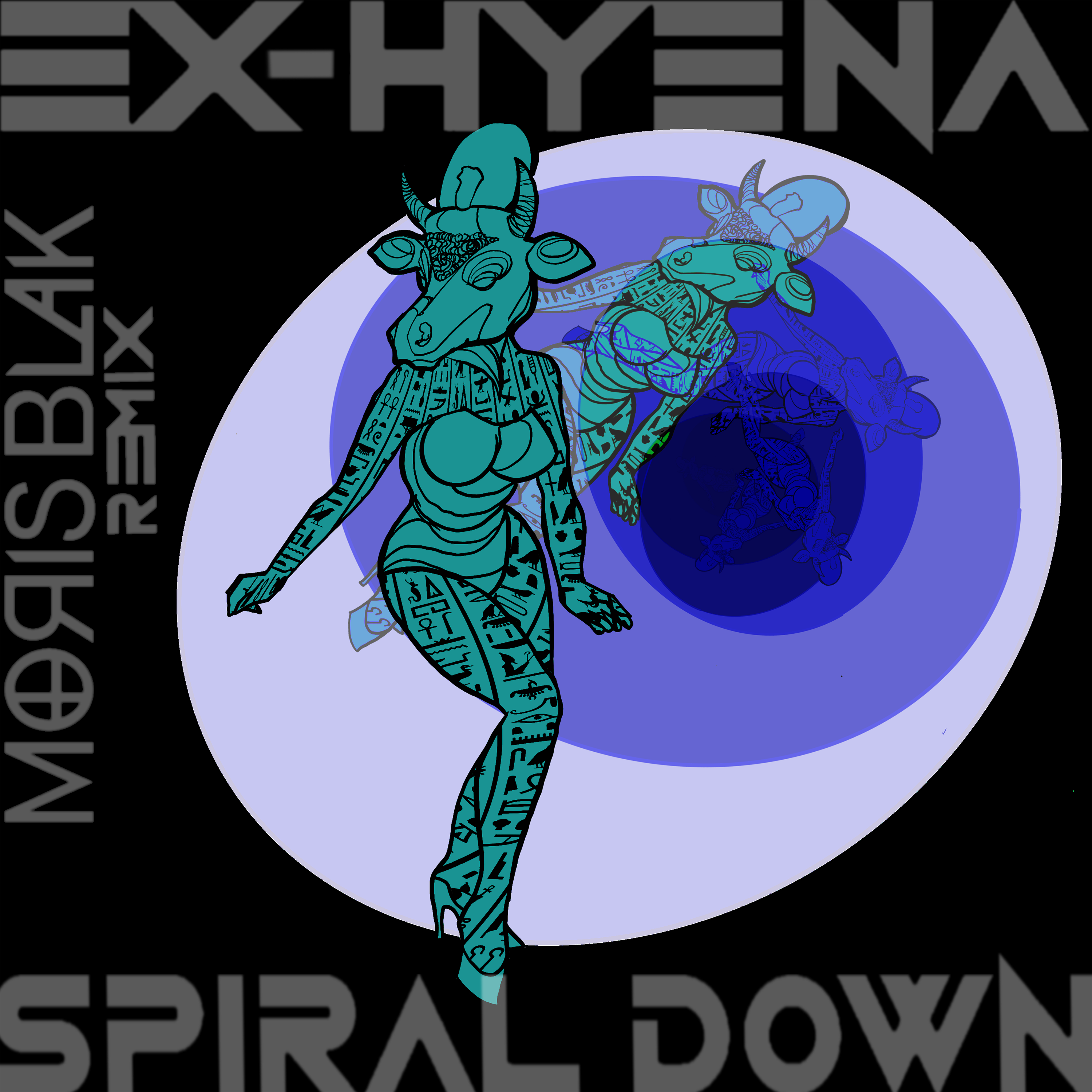 Dark Electronic Duo Ex-Hyena Debut Dance-Driven Video for the MORIS BLAK Remix of “Spiral Down”