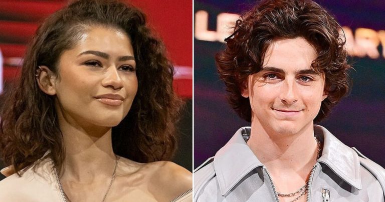 Zendaya And Timothée Chalamet Promote A Local Korean Designer With Their Matching Outfits