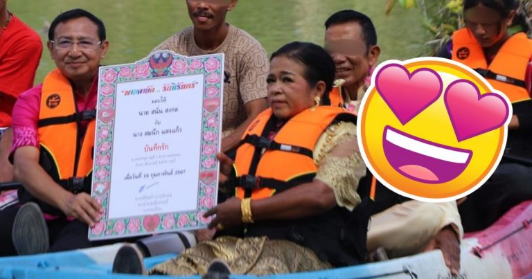 69-Year Old Thai Man Goes Viral For 14th (And Hopefully Last) Wedding On Valentine’s Day