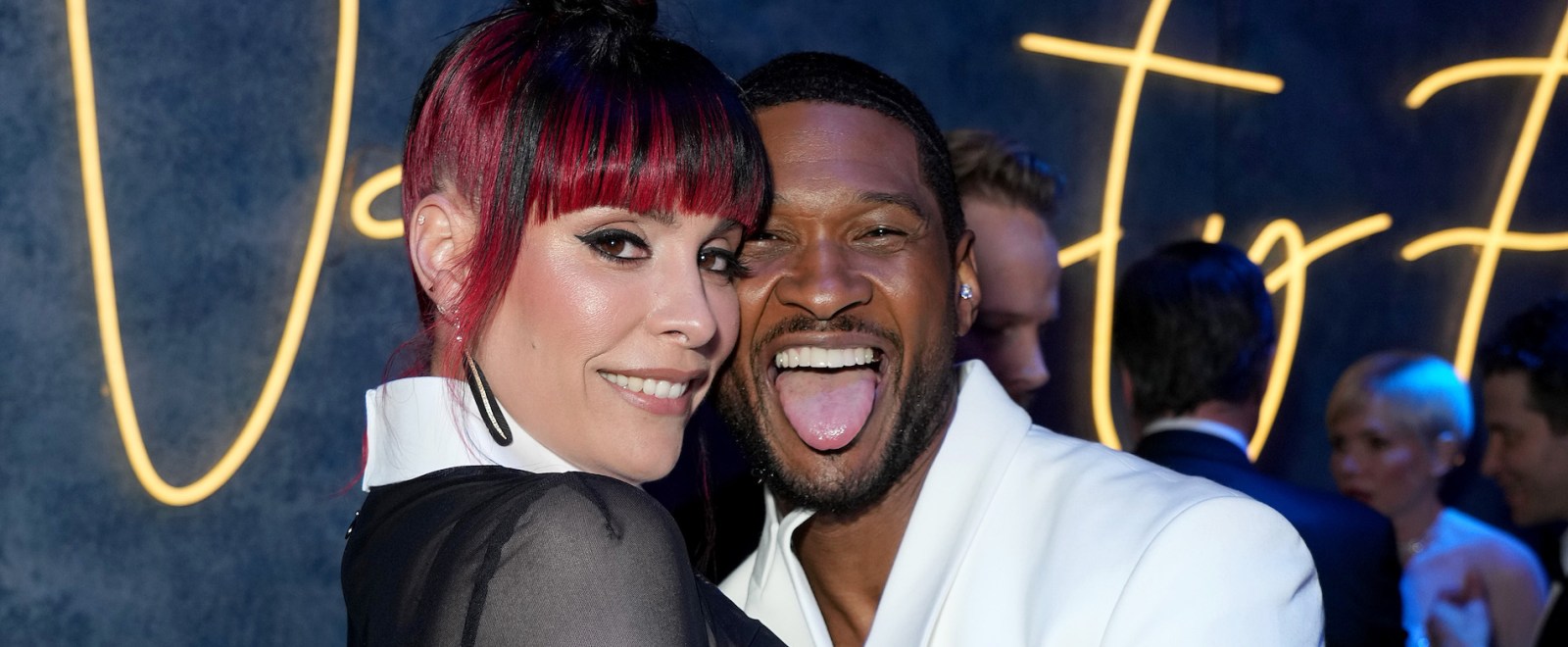 Usher Hit Up A Drive-Thru Wedding Chapel For His Very Vegas Post-Super Bowl Nuptials With Jennifer Goicoechea