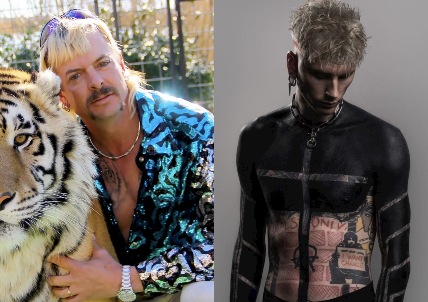 ‘Tiger King’ star Joe Exotic hits on Machine Gun Kelly: “You would be mine”