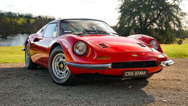 Led Zeppelin fans! Peter Grant’s Ferrari 246 Dino GTS could be yours, although it won’t be cheap