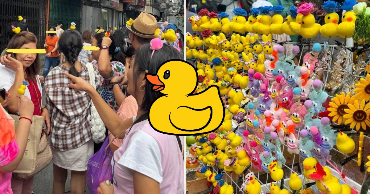 Why People In Asia Are Suddenly Wearing A Duck On Their Head