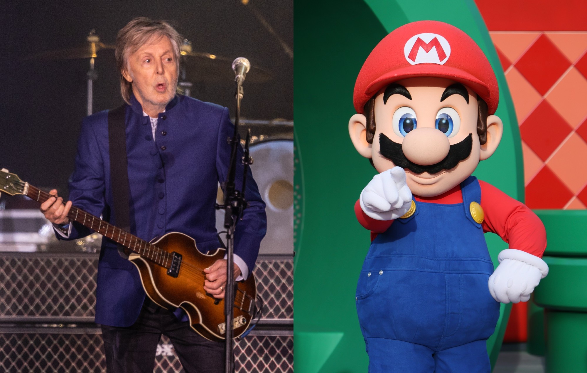 Paul McCartney sung the ‘Mario’ theme tune to the game’s creators