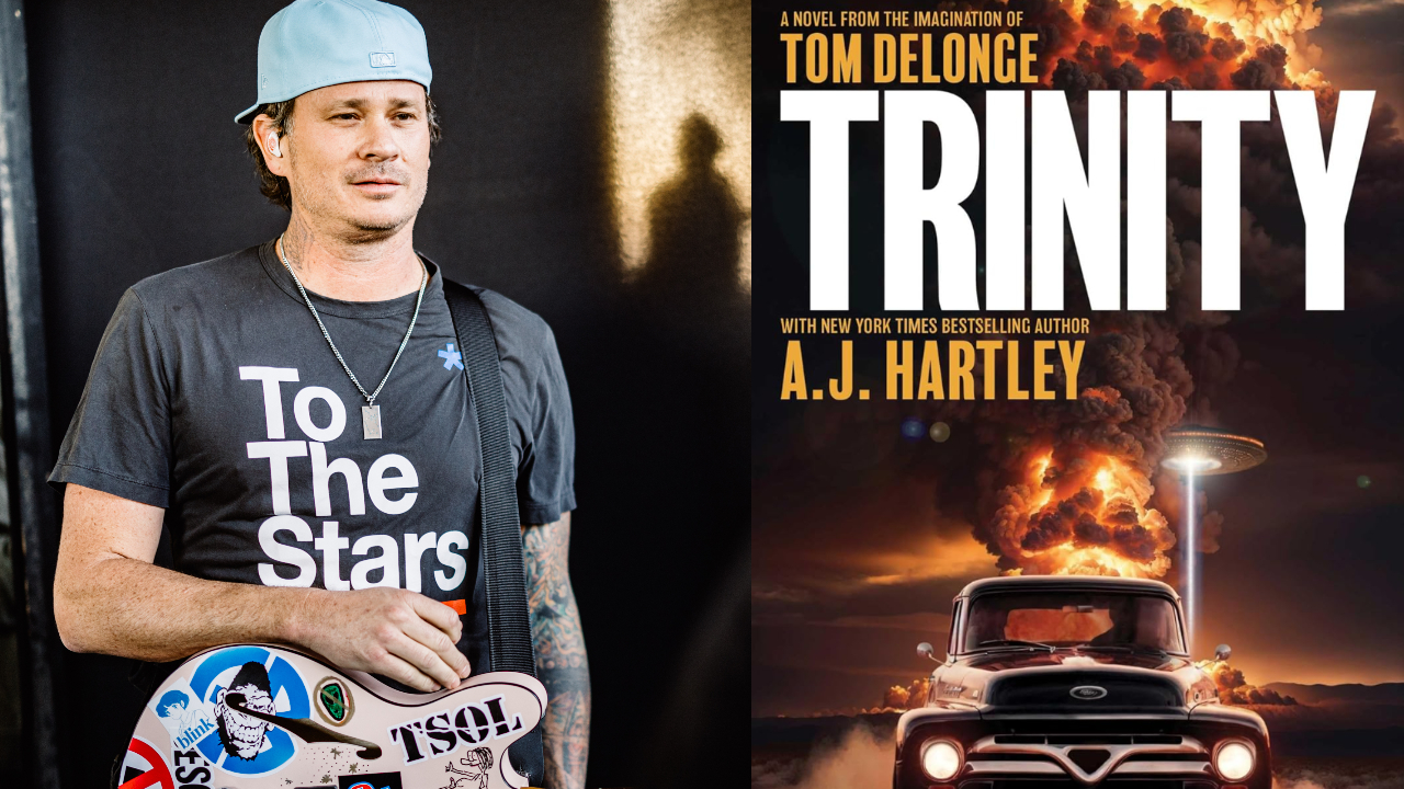 “This story takes place around a seminal UFO event that I believe happened”: Blink-182’s Tom DeLonge has written a novel titled Trinity about a “pivotal moment in American culture”