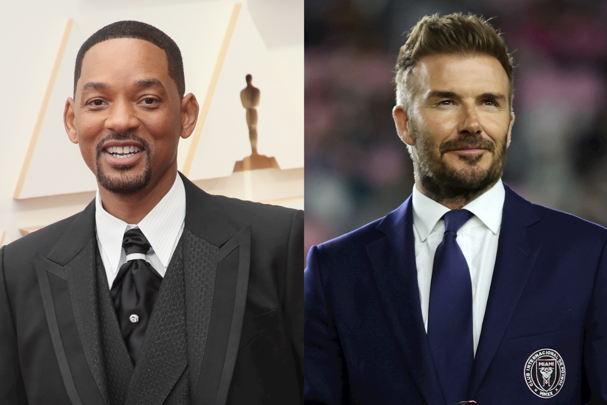 Will Smith and David Beckham hang out at Inter Miami game