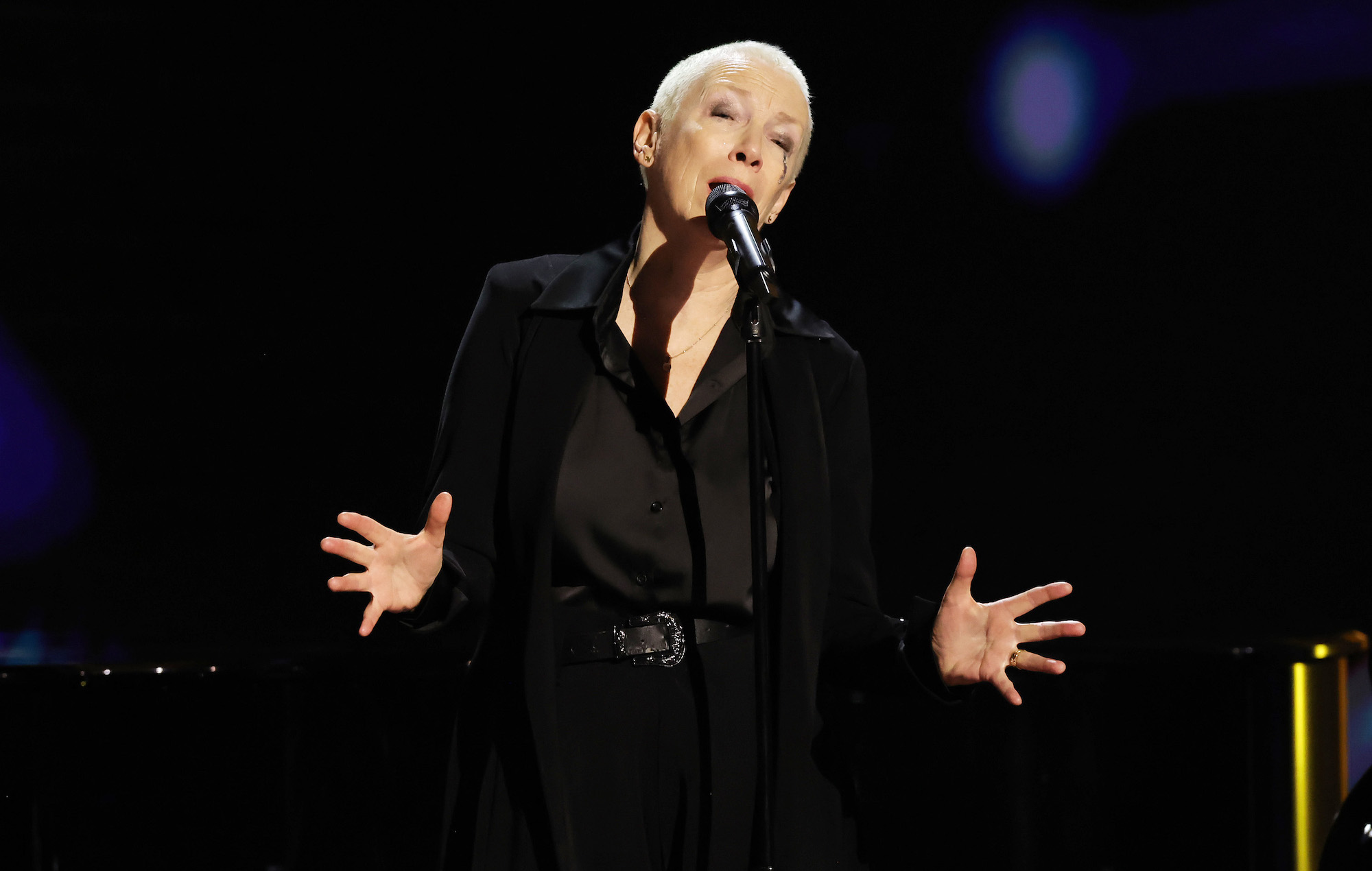 Annie Lennox calls for ceasefire in Palestine as she joins Stevie Wonder, Jon Batiste for 2024 Grammys In Memoriam