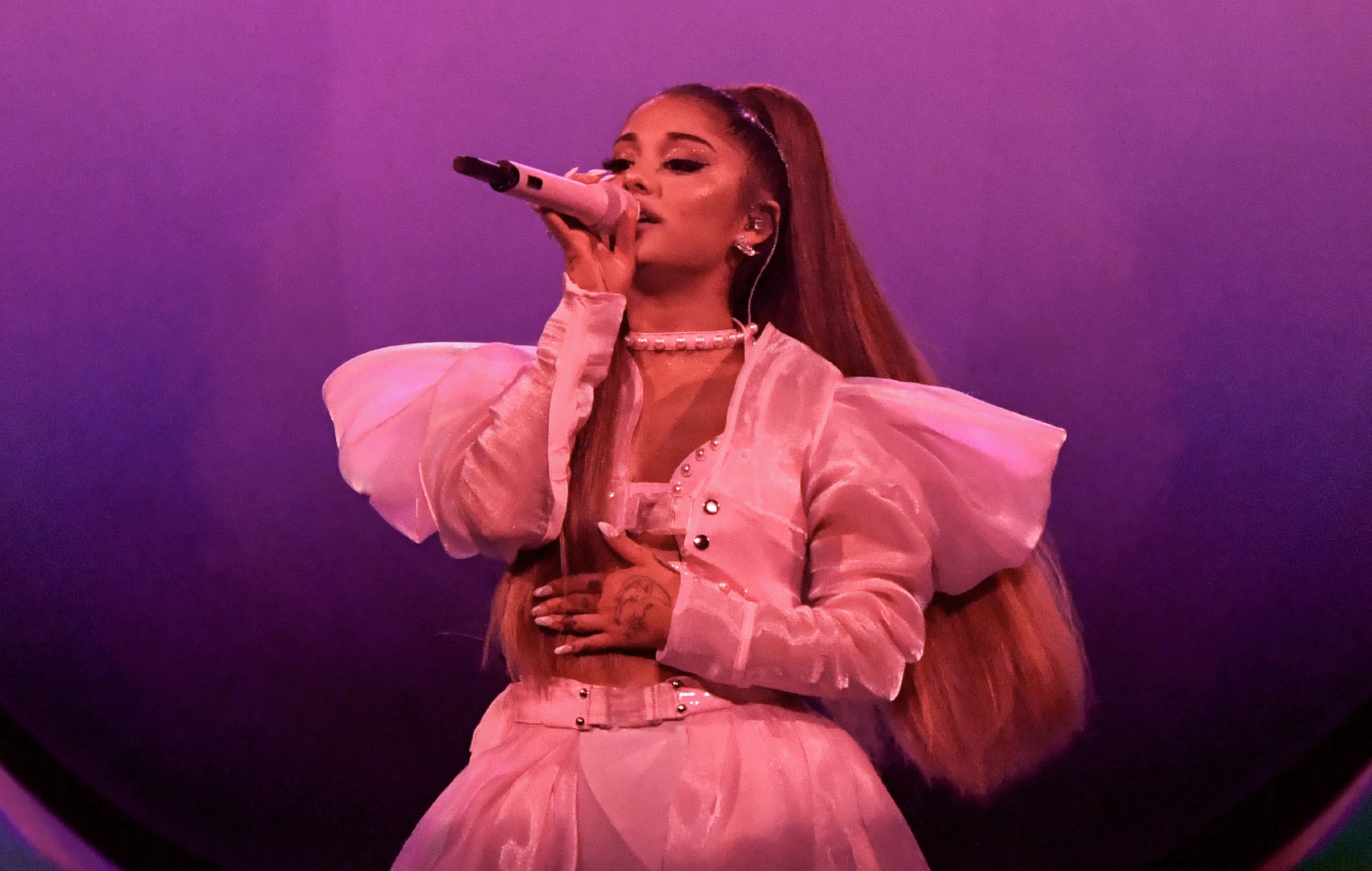 Ariana Grande says she would “love” to tour for new album but plans are “TBD”