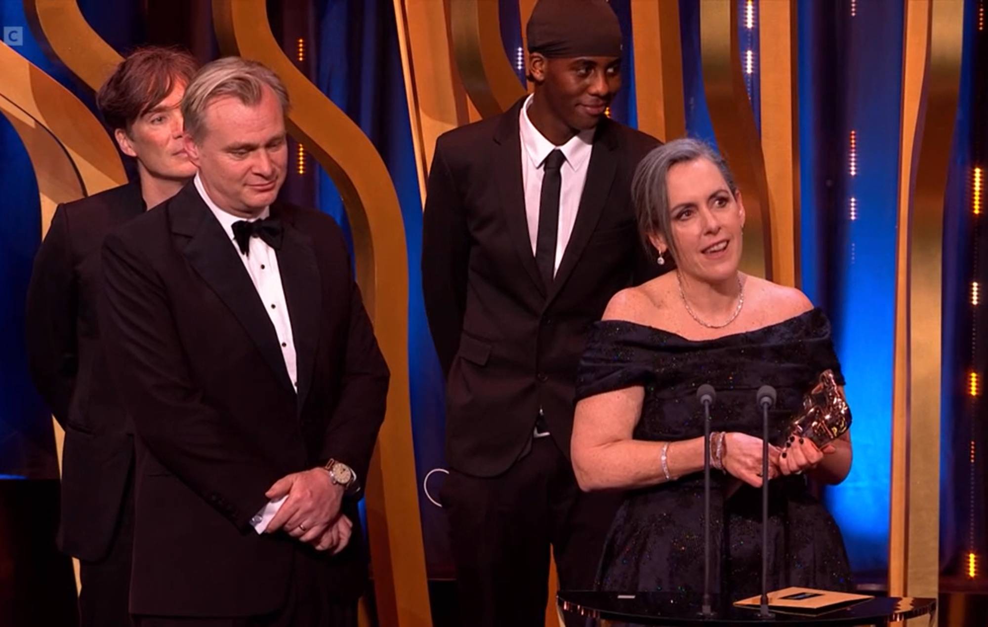 YouTuber gatecrashes Christopher Nolan’s BAFTA speech and no one notices