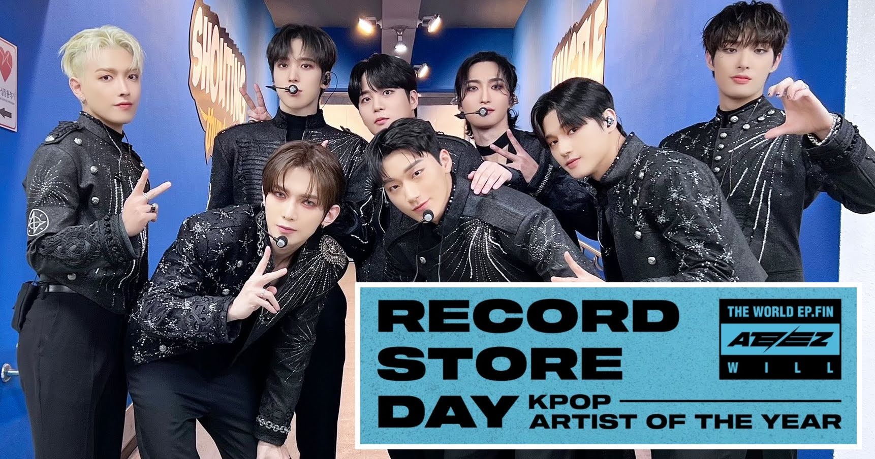 ATEEZ Is Named The First-Ever K-Pop Artist Of The Year For Record Store Day