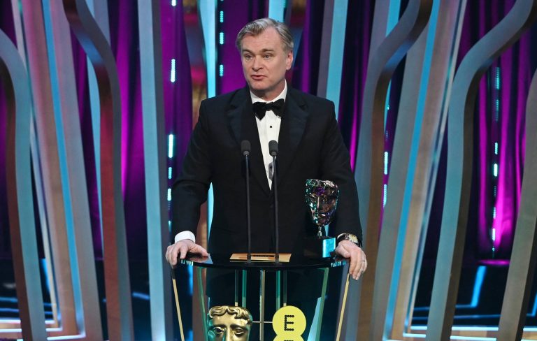 Christopher Nolan thanks nuclear disarmament campaigners in BAFTAs acceptance speech