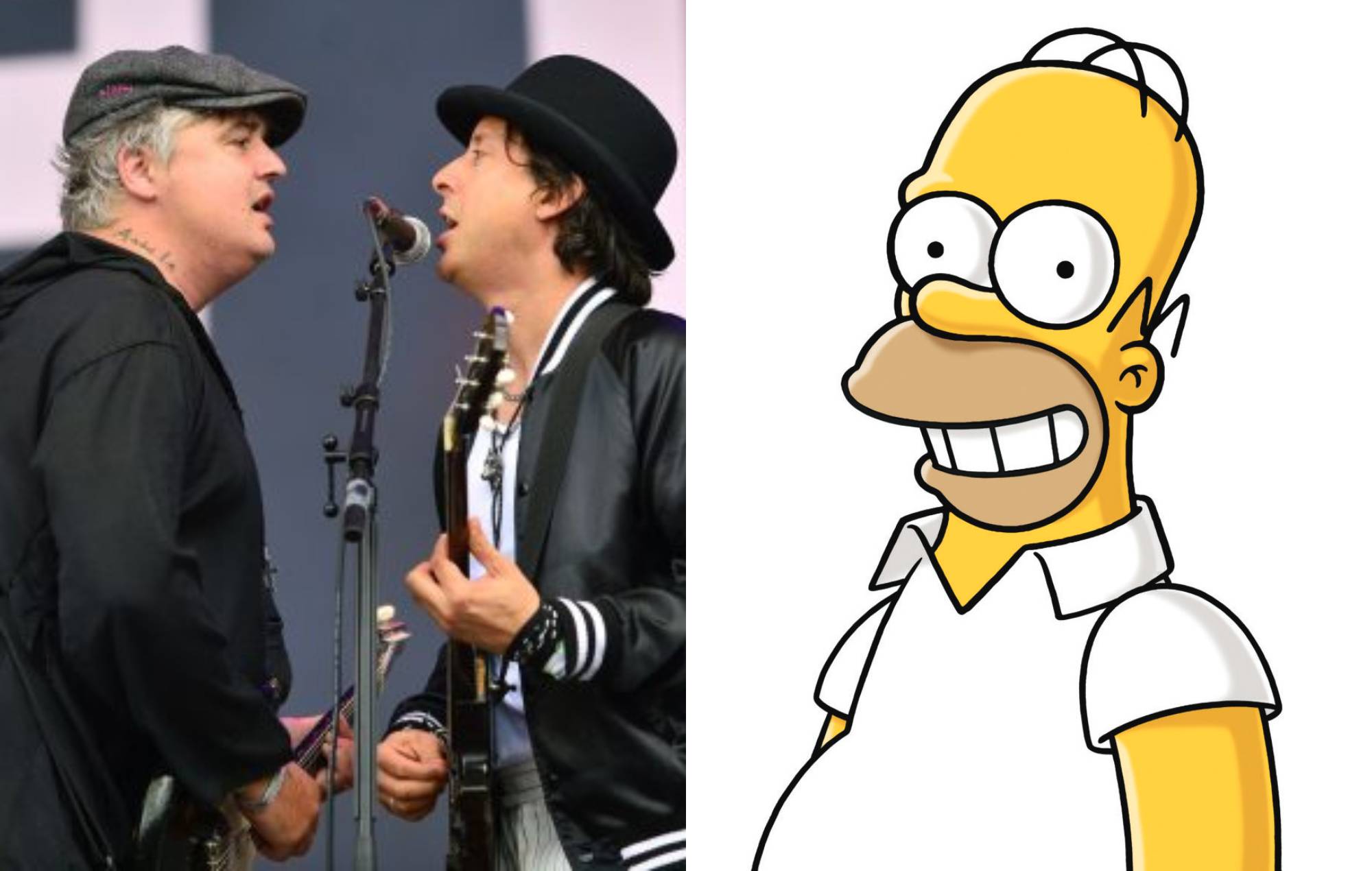 Watch The Libertines react to a Homer Simpson AI cover of ‘Don’t Look Back Into The Sun’