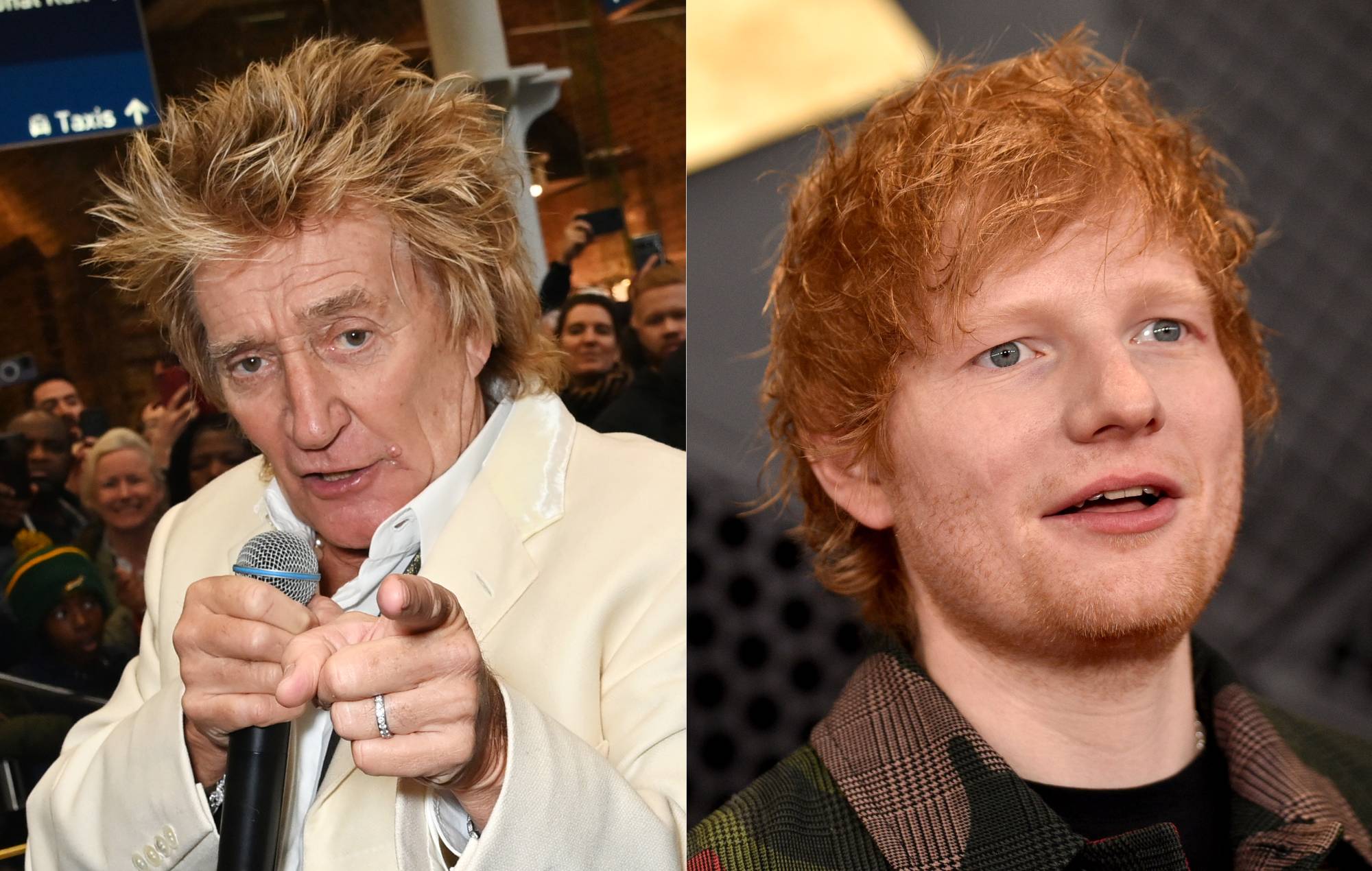 Rod Stewart takes swipe at Ed Sheeran: “I don’t know any of his songs”