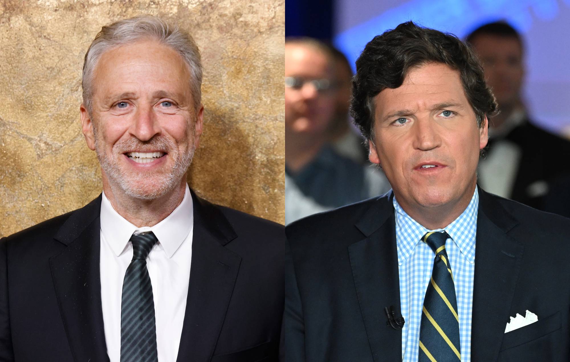 Jon Stewart lays into Tucker Carlson: “You’re such a dick”