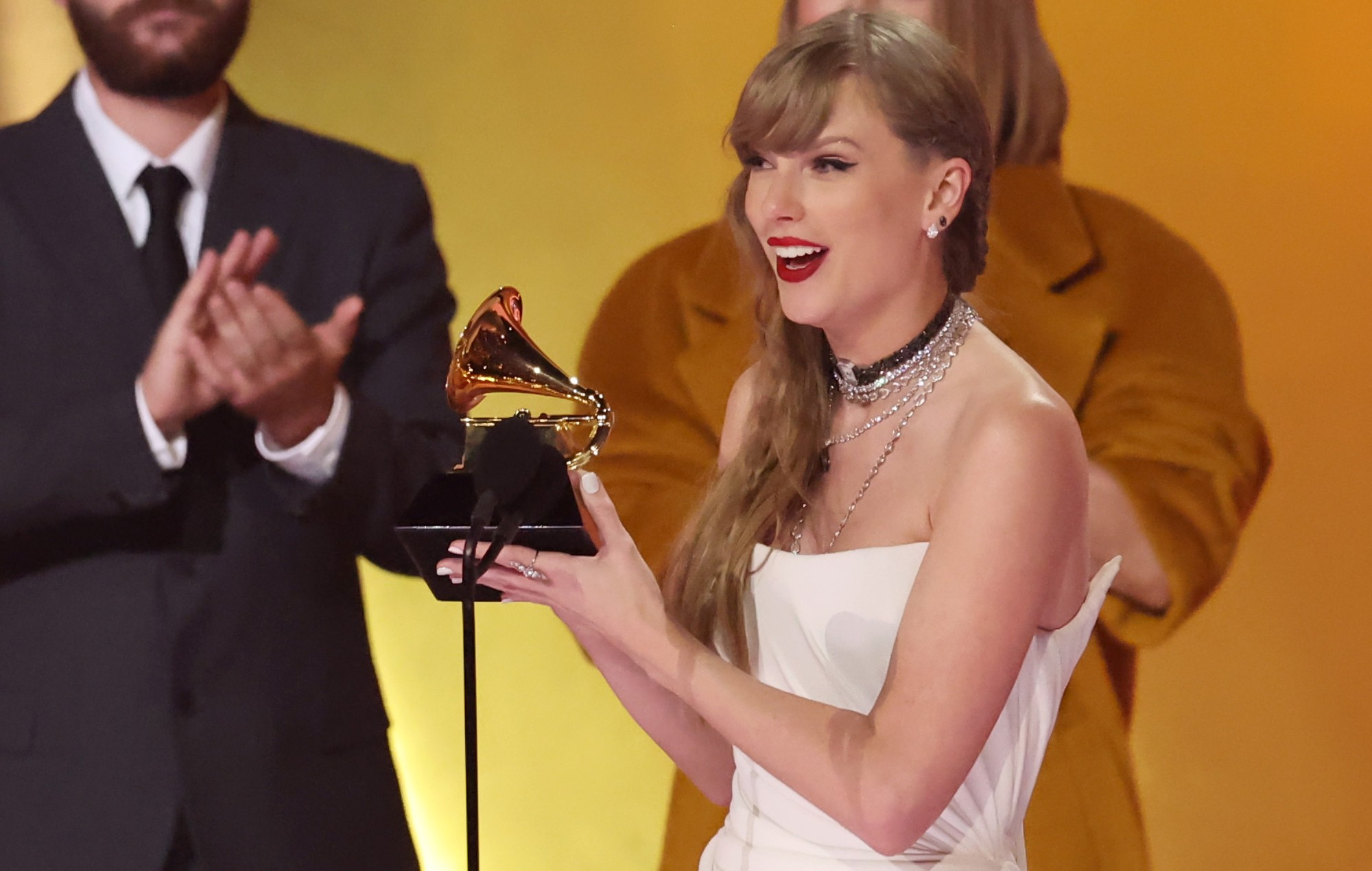 Taylor Swift wins record-setting fourth Album Of The Year at 2024 Grammys