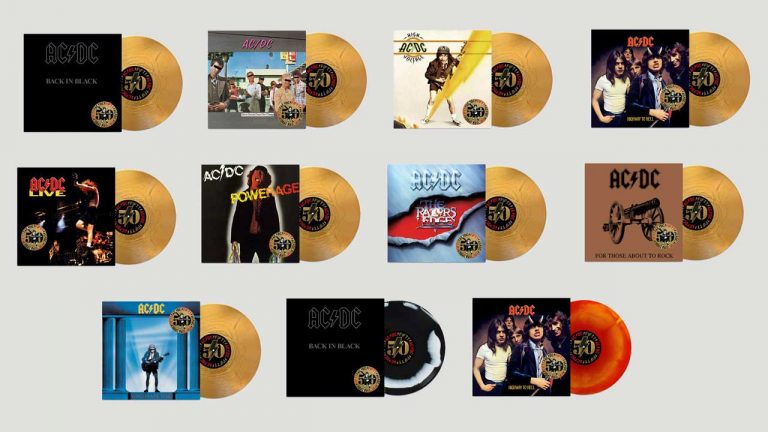 AC/DC to celebrate 50 years of rockin’ and rollin’ by releasing their first nine albums on gold vinyl