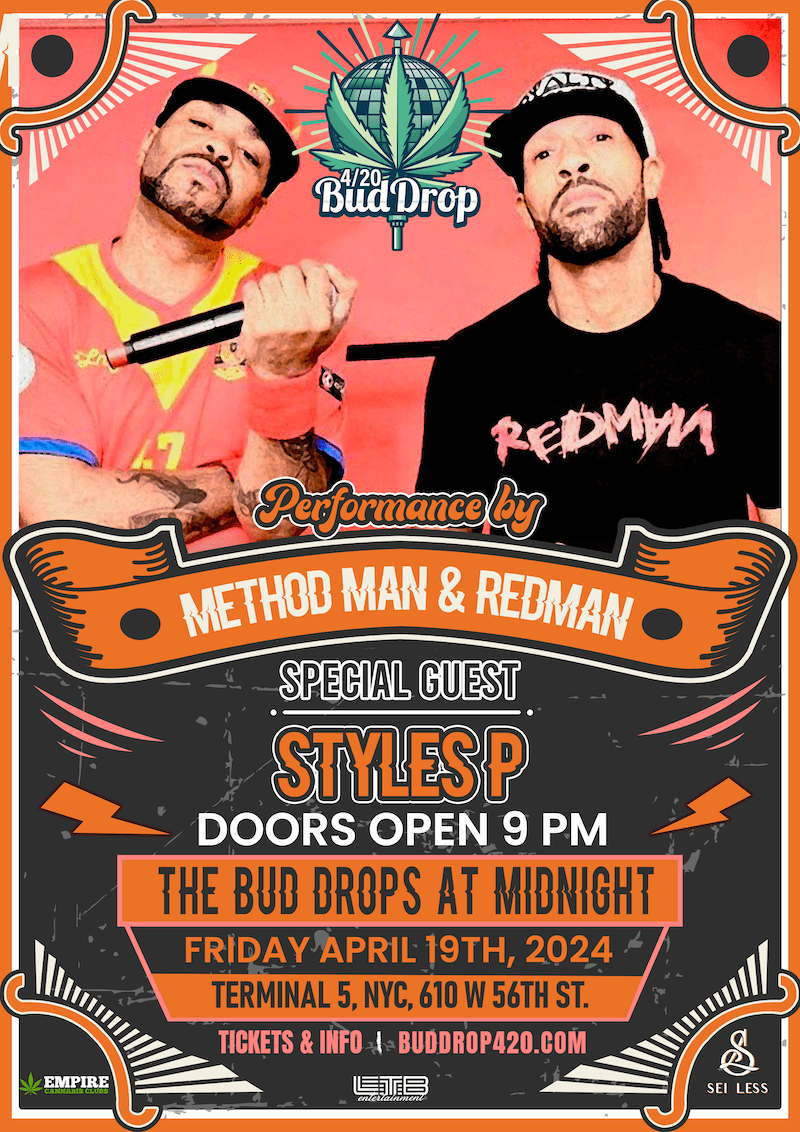 Method Man & Redman To Rock BUD DROP Concert In April