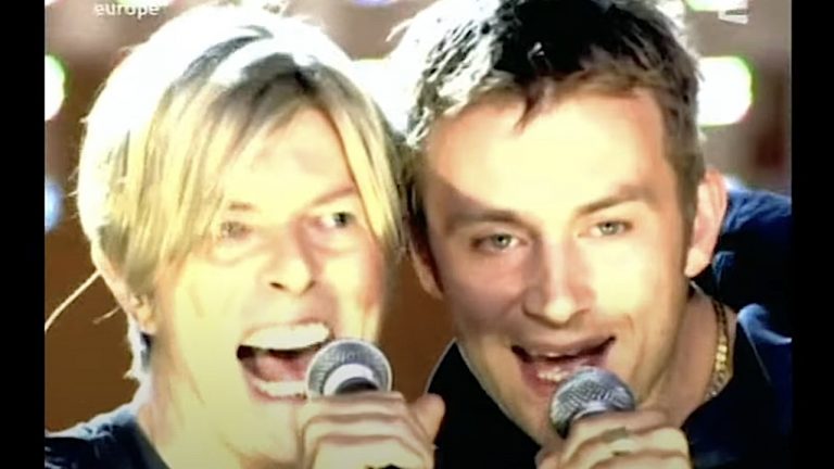 Watch David Bowie and Blur’s Damon Albarn duet on Bowie classic Fashion on French TV