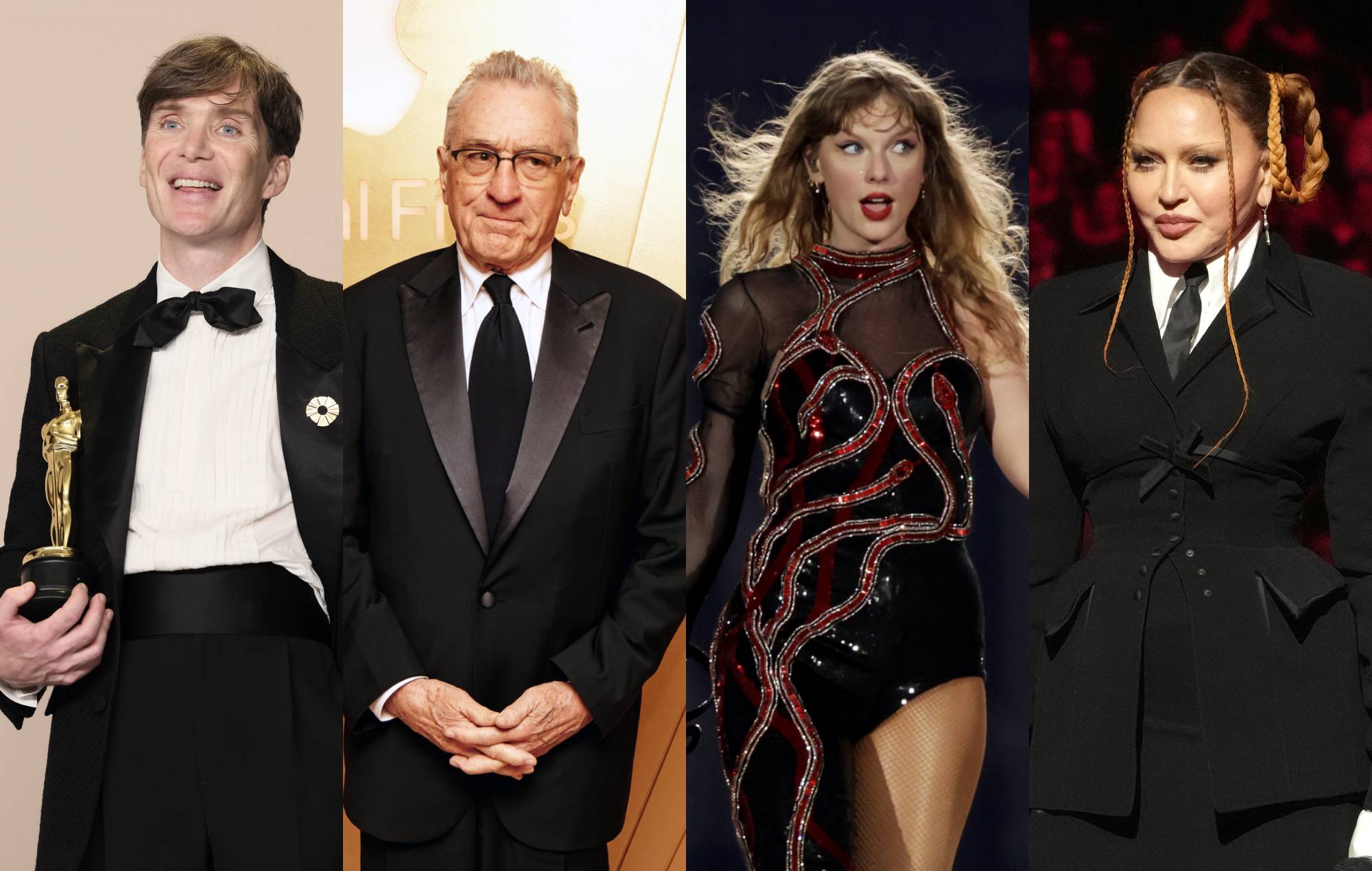 Cillian Murphy, Robert DeNiro, Taylor Swift and Travis Kelce partied at Madonna’s lavish Oscars afterparty