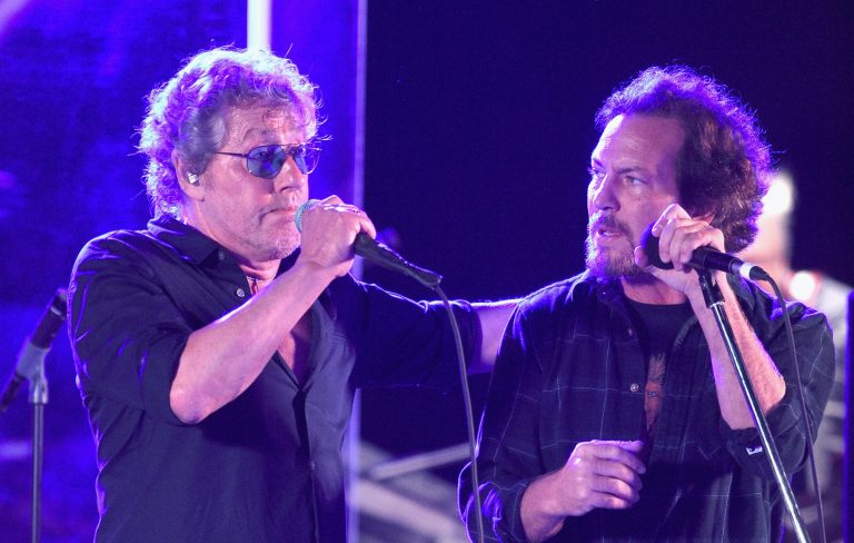 Eddie Vedder joined The Who on stage at Royal Albert Hall last night for TCT