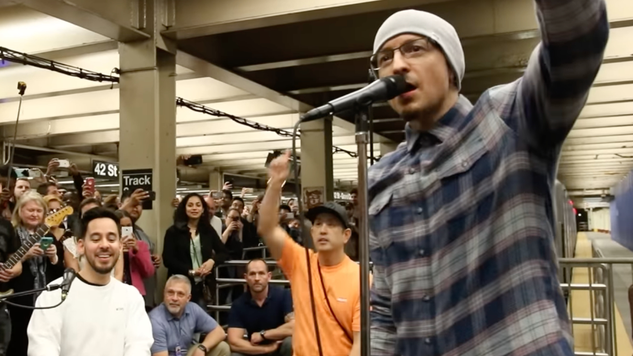 “Everything we’re doing right now is way different.” What happened the day Linkin Park played a set at Grand Central Station