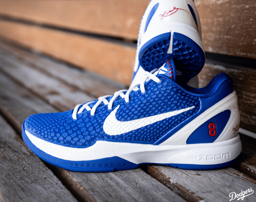 Vanessa Bryant Gifts LA Dodgers Exclusive Pairs Of The Nike Kobe 6’s