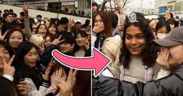 Internet-Famous “Kudasai Girl” Mobbed In South Korea