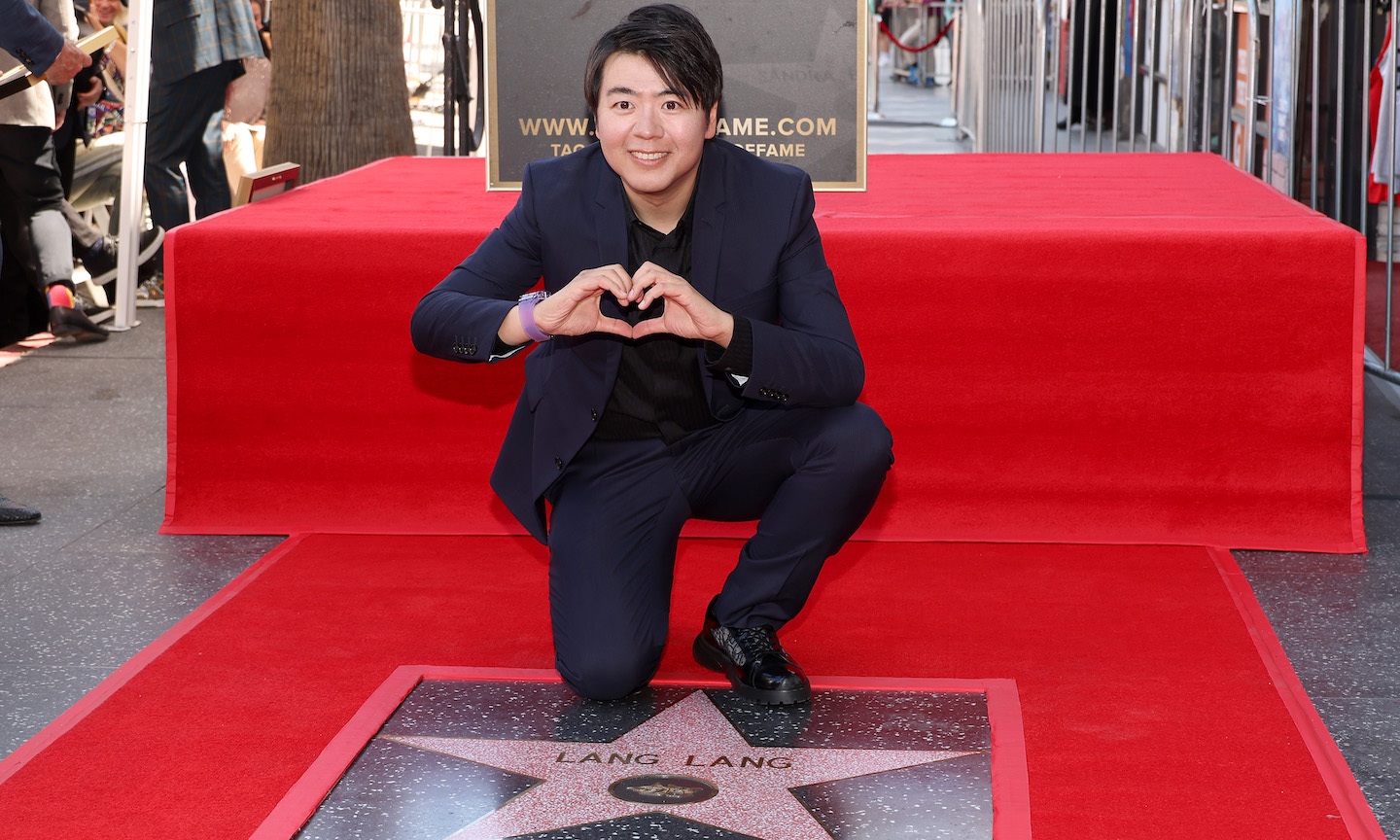 Pianist Lang Lang Honored With Star On The Hollywood Walk Of Fame