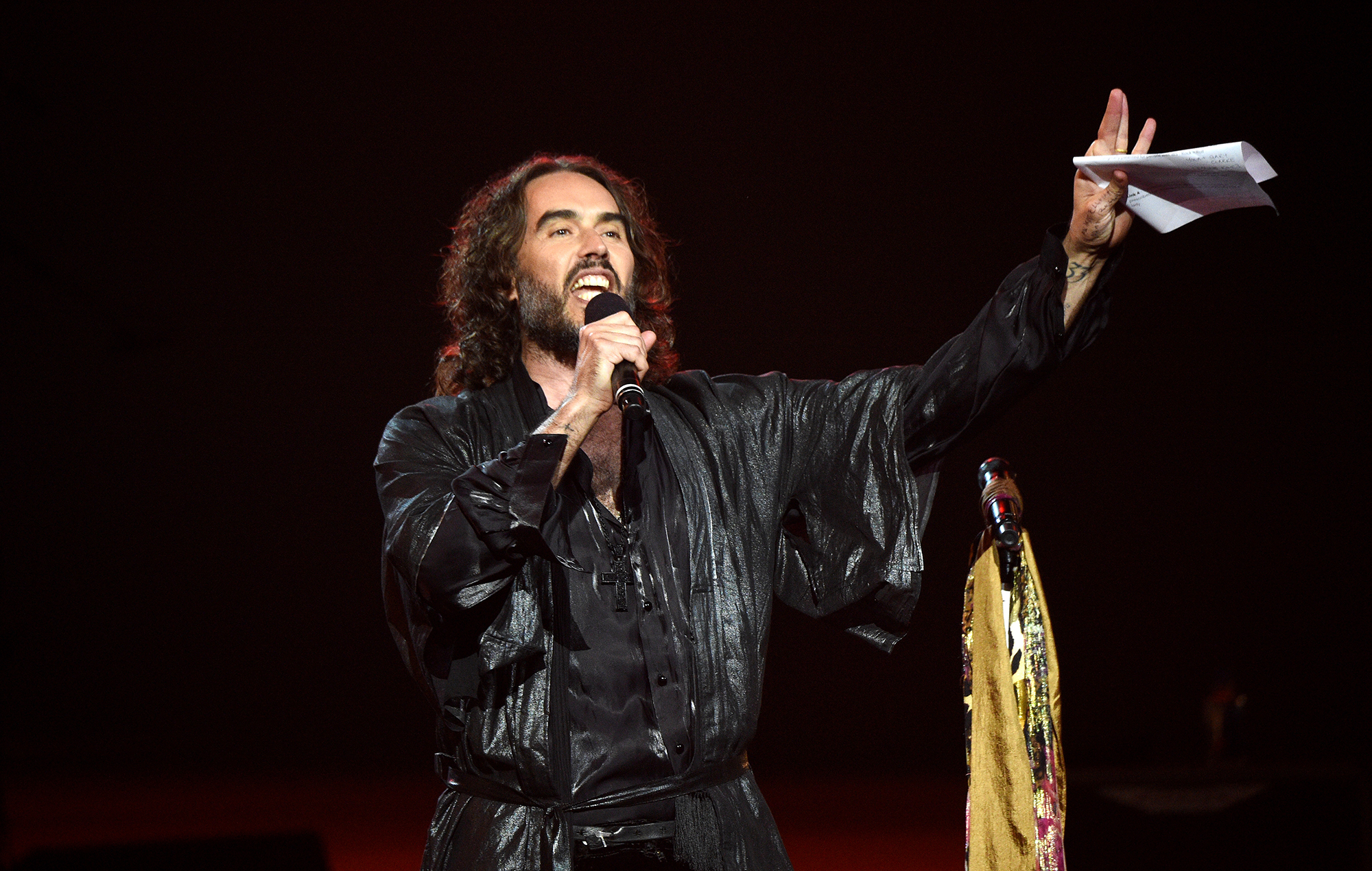 Russell Brand is getting baptised to “leave the past behind”