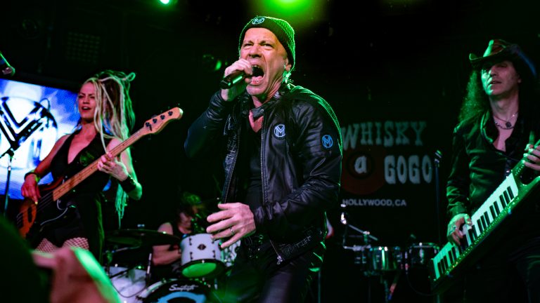 Watch awesome front row footage of Iron Maiden legend Bruce Dickinson rocking the Whisky A Go Go in LA last night for his first full solo show in 22 years