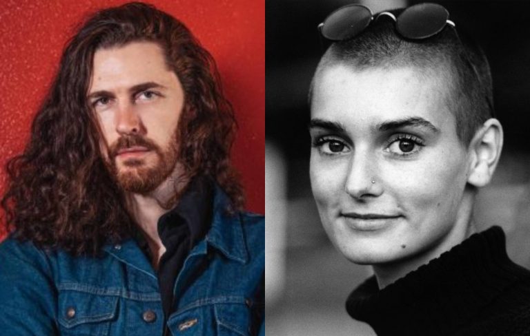 Hozier reacts after becoming first Irish act to top Billboard chart since Sinéad O’Connor