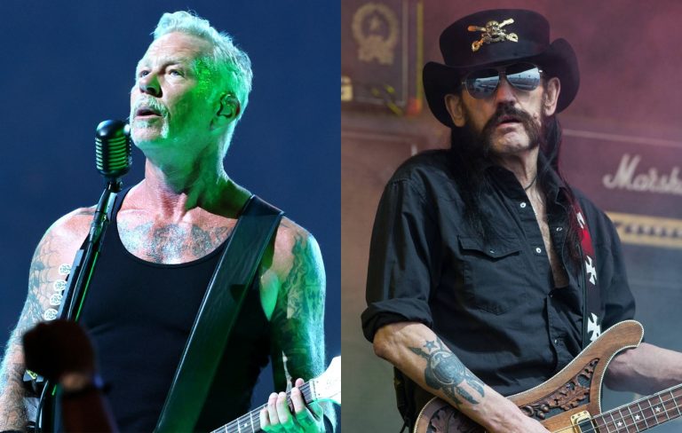 Metallica’s James Hetfield has a new tattoo with Lemmy’s ashes in it