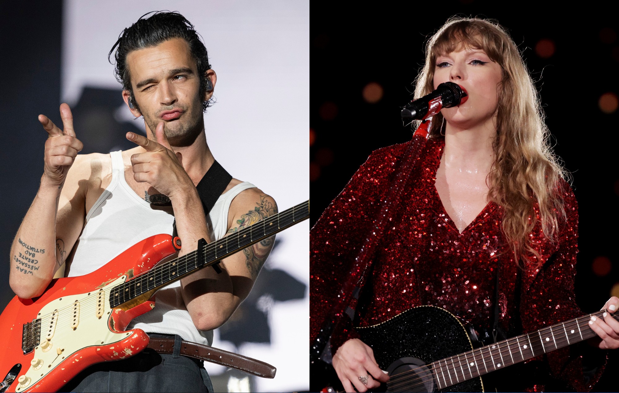 Watch The 1975’s Matty Healy respond to Taylor Swift’s ‘The Tortured Poets Department’
